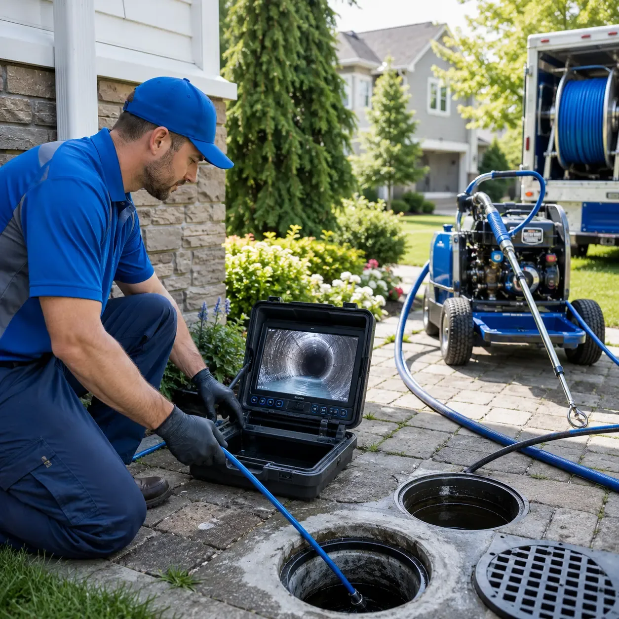 Outdoor drain cleaning professionals serving Linville, VA